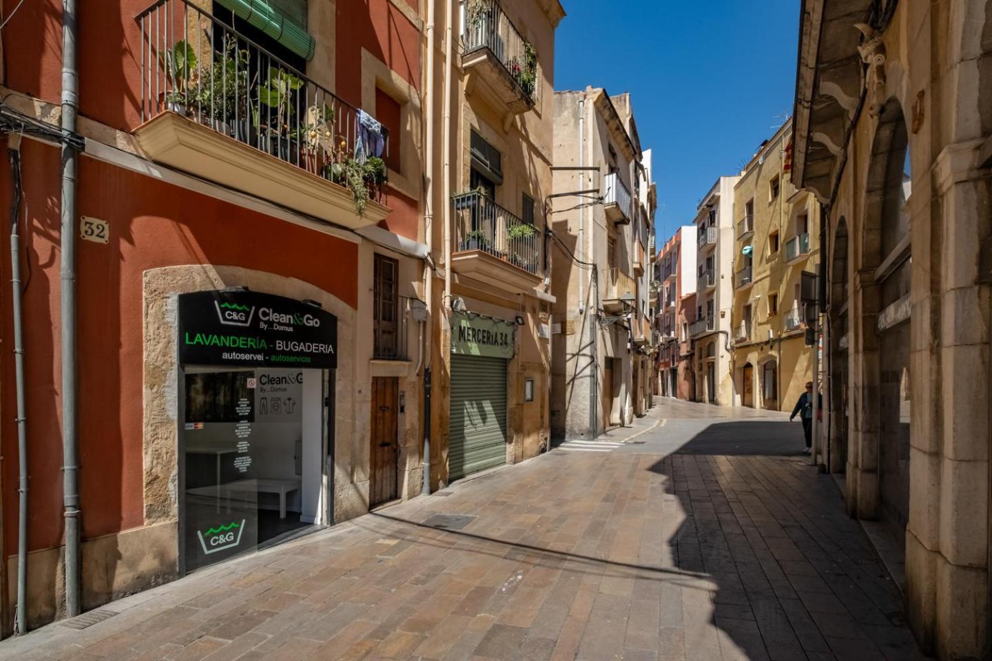 Apartamento En El Corazon De Tarragona. Planta Baja Con Patio. Екстер'єр фото